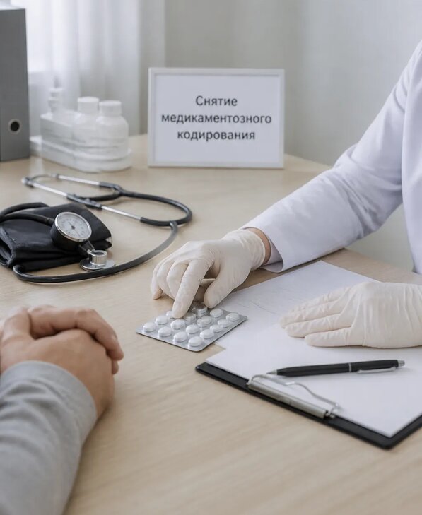 Снятие медикаментозного кодирования в Малоярославце от 5171 р. | Медзона